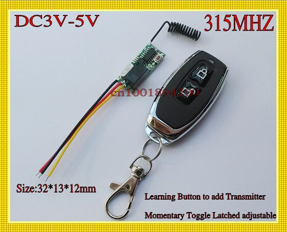 

Фотореле, мини-переключатель дистанционного управления, микро-приемник, передатчик 3 в, 3,7 в, 4,5 в, 5 В, беспроводной светодиодный пульт дистанционного управления