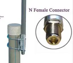 5.8G wifi base station fiberglass antnena 12dBi 5725-5850M N female