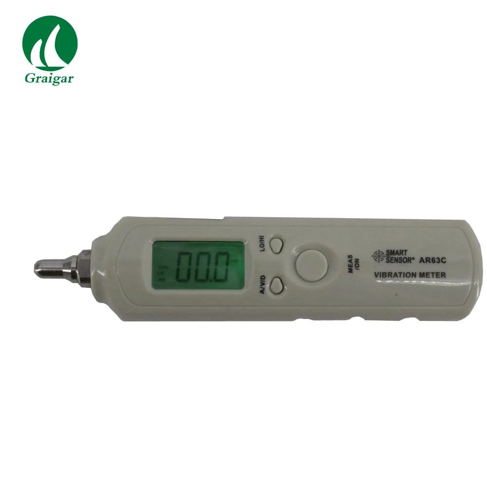 SMART SENSOR Portable Pen Vibration Meter AR63C Vibration Severity Velocity 0.1~199.9m/s