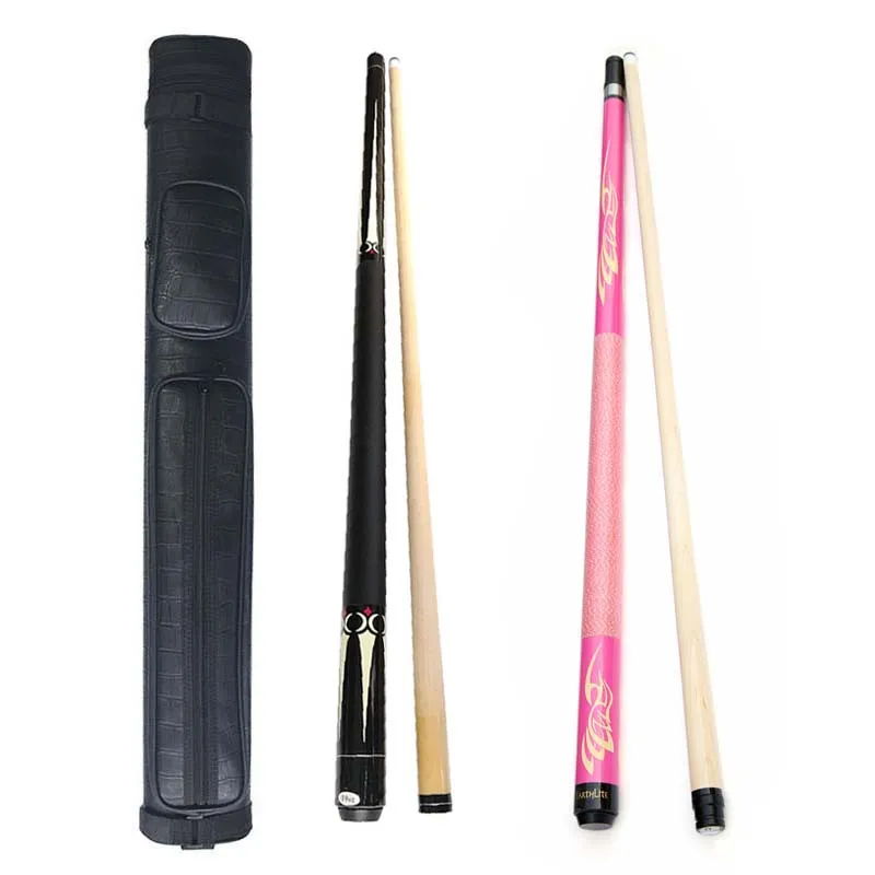 WOLFIGHTER Combo Set Pool Cue Sticks - 2 Cue Sticks Packed with 2x2 Hard Pool Cue Case 13mm 11.5mm 10.5mm China