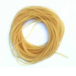 6m Diameter 2mm Solid Elastic Rubber Band Strapping Fishing Line Plain  Level Round Elastic Rope Tied Line Fishing Line