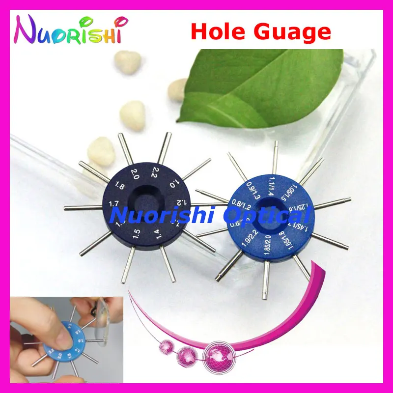 Multipurpose Lens Hole Diameter Plug Gauge Apparatus Measurer Tester Ruler A16