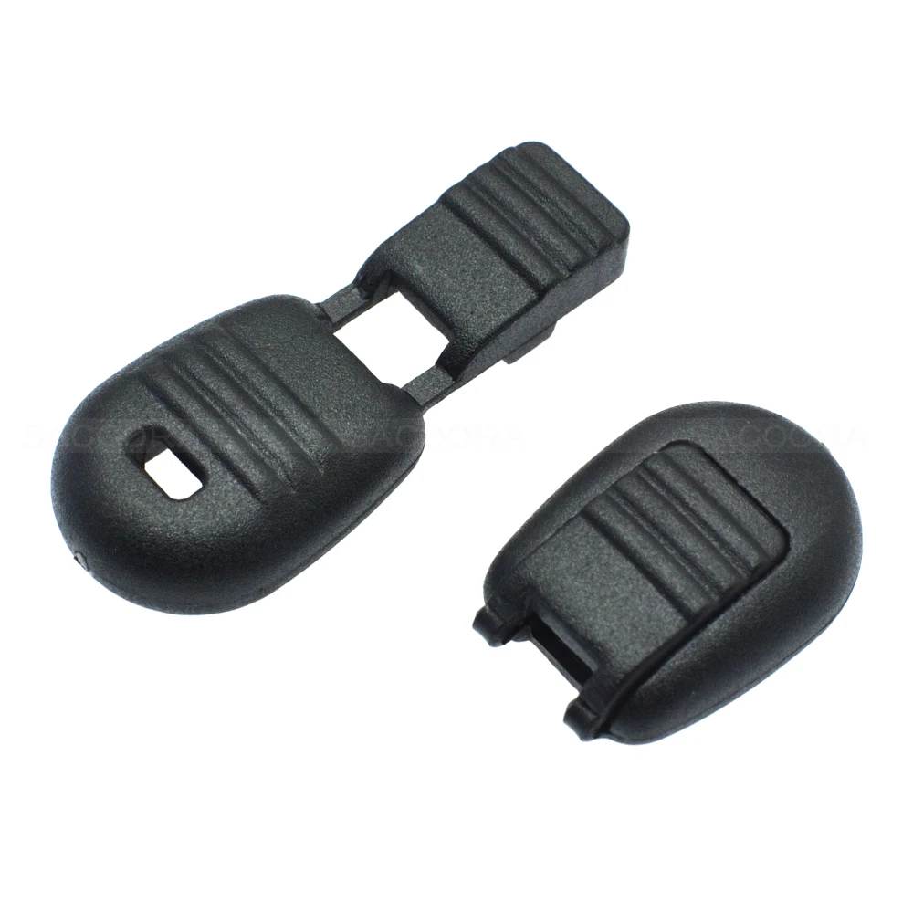 

1000pcs/pack Plastic Cord Ends Zipper Pull Cord Lock Stopper Cord Clip For Paracord Sportswear Backpack Garment Black