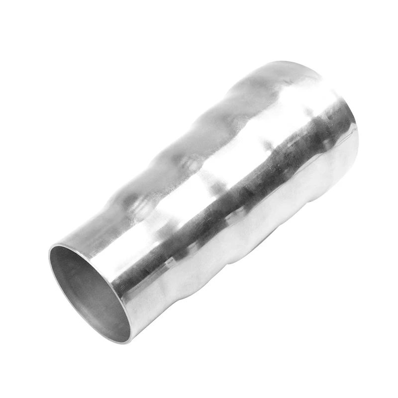 201 Stainless Steel  Universal  Weldable Exhaust 5 Step Reducer Adapter Connector Tube Pipe Cone