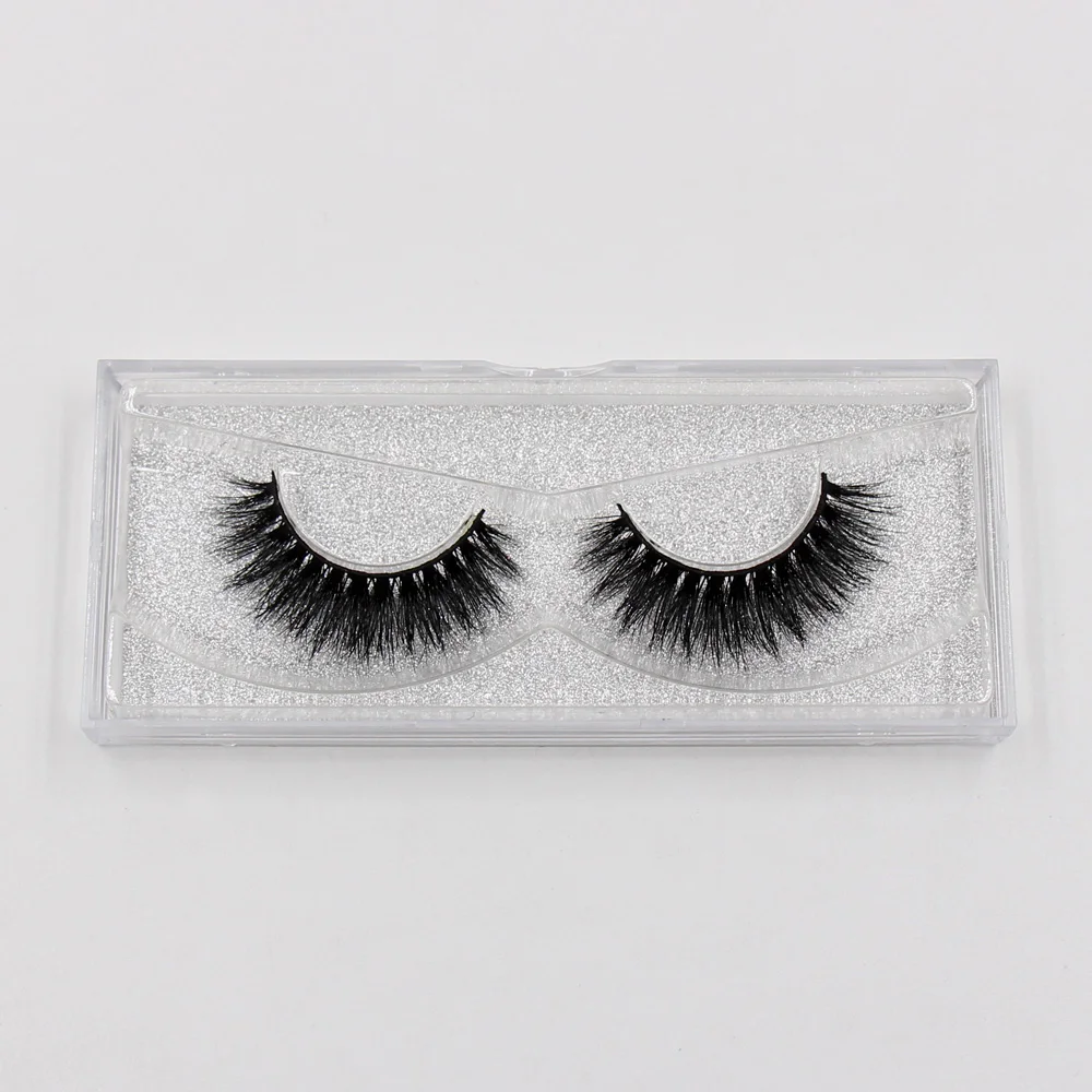 LEHUAMAO 3D Milk Lashes Mink Eyelashes Cross thick full strip False Eyelashes Cruelty Free make up eye lashes Upper Lashes 1Pair