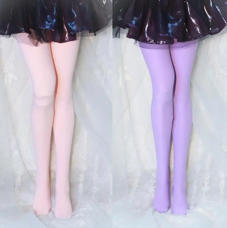 New 1/3 1/4 1/6 White/Black/Purple/Pink Pantyhose leggings DD MSD Socks Pants YOSD Clothes prevent staining for bjd dolls