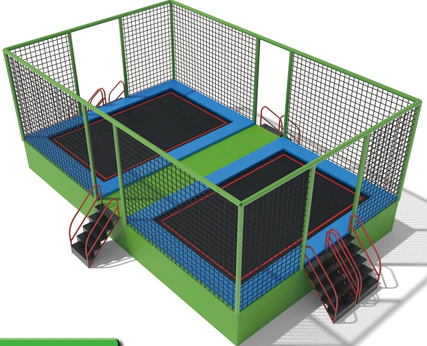 

Factory Price Kids Indoor Trampoline CE Certicated Indoor Commercial Trampoline Park HZ-LG041