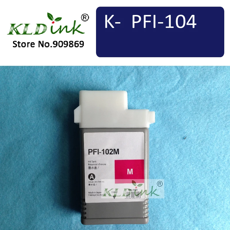 KLDINK - PFI-104M Magenta compatible Remanufactured ink Cartridge ( 3631B001 Ink)