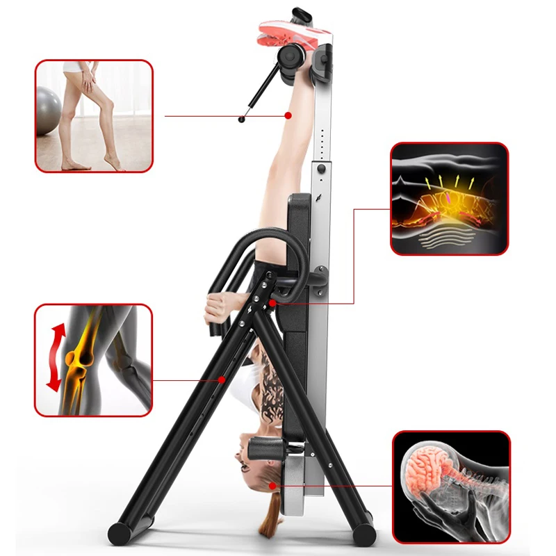 Adjustable Handstand Machine Safer Body Fitness Building Pro-Circle Chin Up System Gravity Inversion Boots