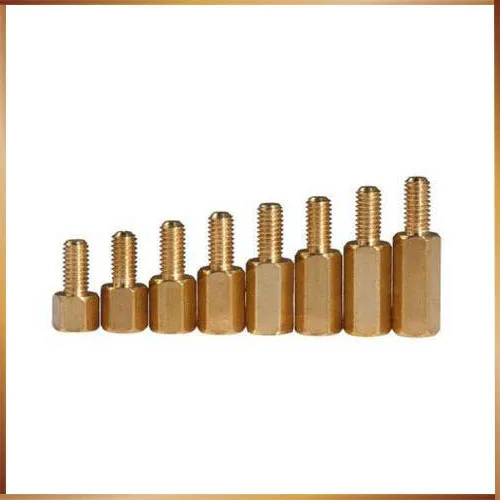 50pcs M3 Male 6mm x M3 Female 25mm Brass Standoff Spacer M3 25+6 Copper Hexagonal Stud Spacer Hollow Pillars m3*25+6mm