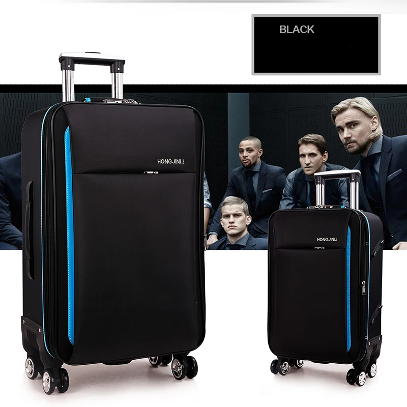 Letrend Oxford Rolling Luggage Spinner Men Password Travel Bag Women Suitcases Wheel Trolley Business Carry On Trunk