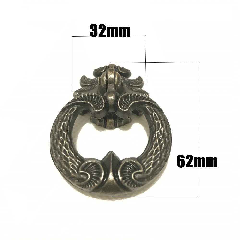 Antique Mental Knobs Bronze Color Decorative Knobs and Pulls Knobs Handles for Kitchen Furniture Door Drawer Cabinet Dresser Box