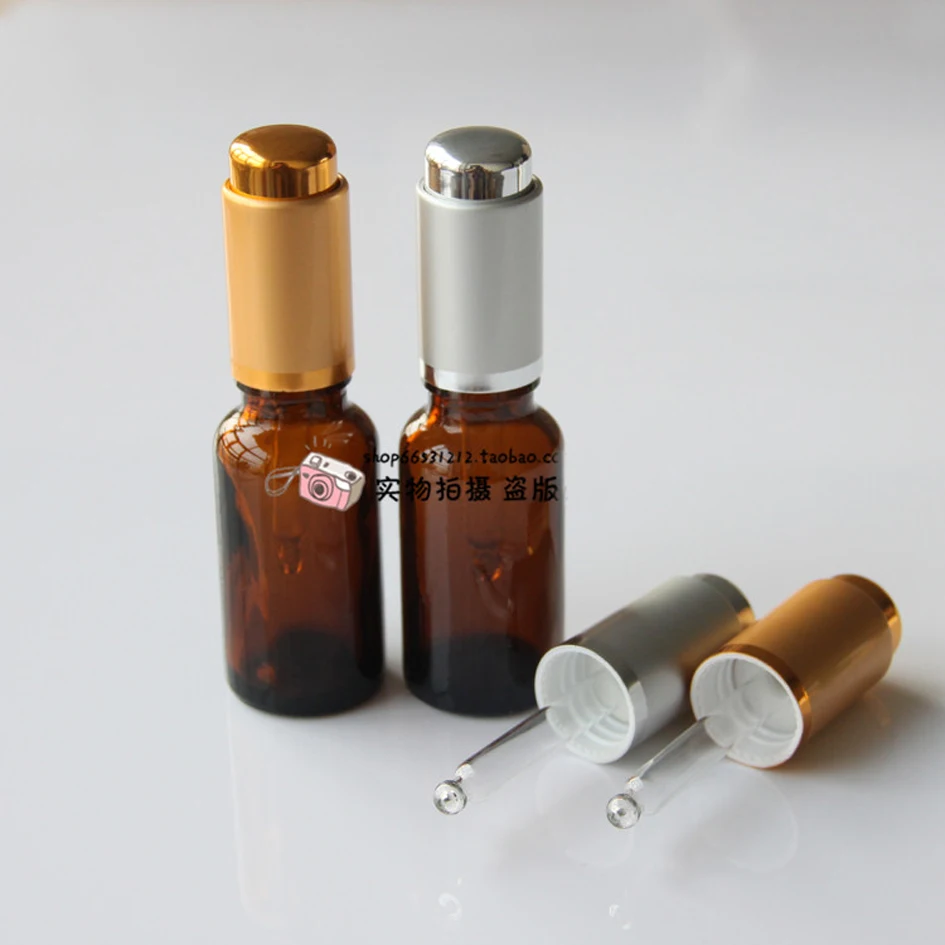 

50pcs/lot 5ml 10ml 15ml 20ml 30ml 50ml press glass dropper bottle Amber Enssential Oil bottles,Storing Dispay Sample Bottles