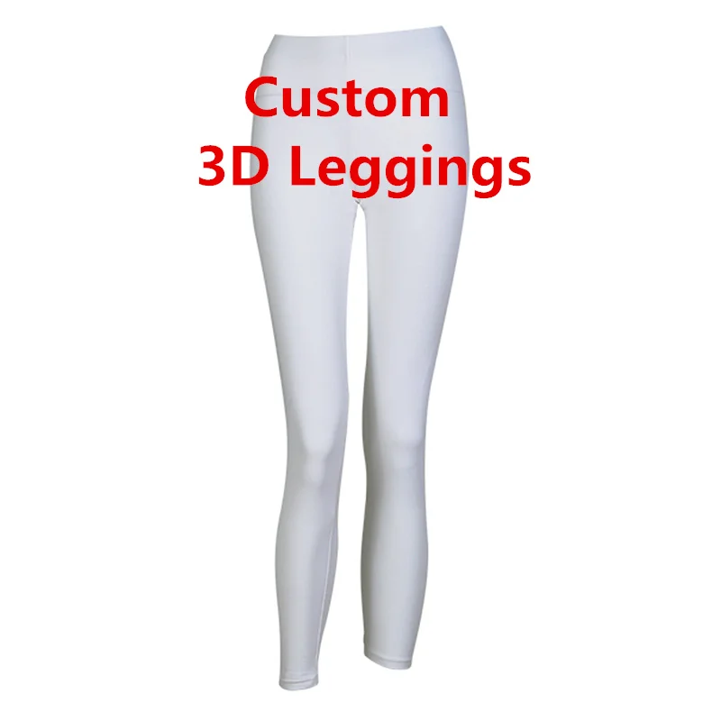 Fashion Women Legging Personality 3D Print Leggings Customize Push Up Elastic Fitness Design Trousers DropShipping Wholesalers