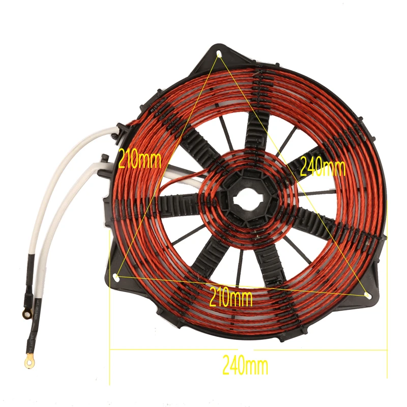 3500W 220V Induction Coil Copper Wire Electromagnetic Heating Control Panel for Induction Cooker