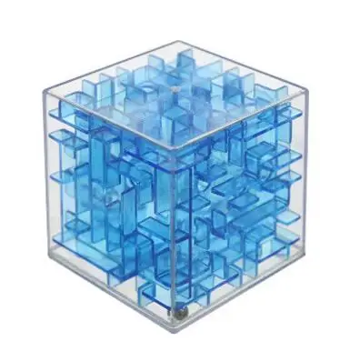 3D Mini prędkość Cube Maze magiczna kostka łamigłówka Puzzle gra Cubos Magicos zabawki edukacyjne labirynt tocząca się piłka zabawki dla dzieci dorosłych