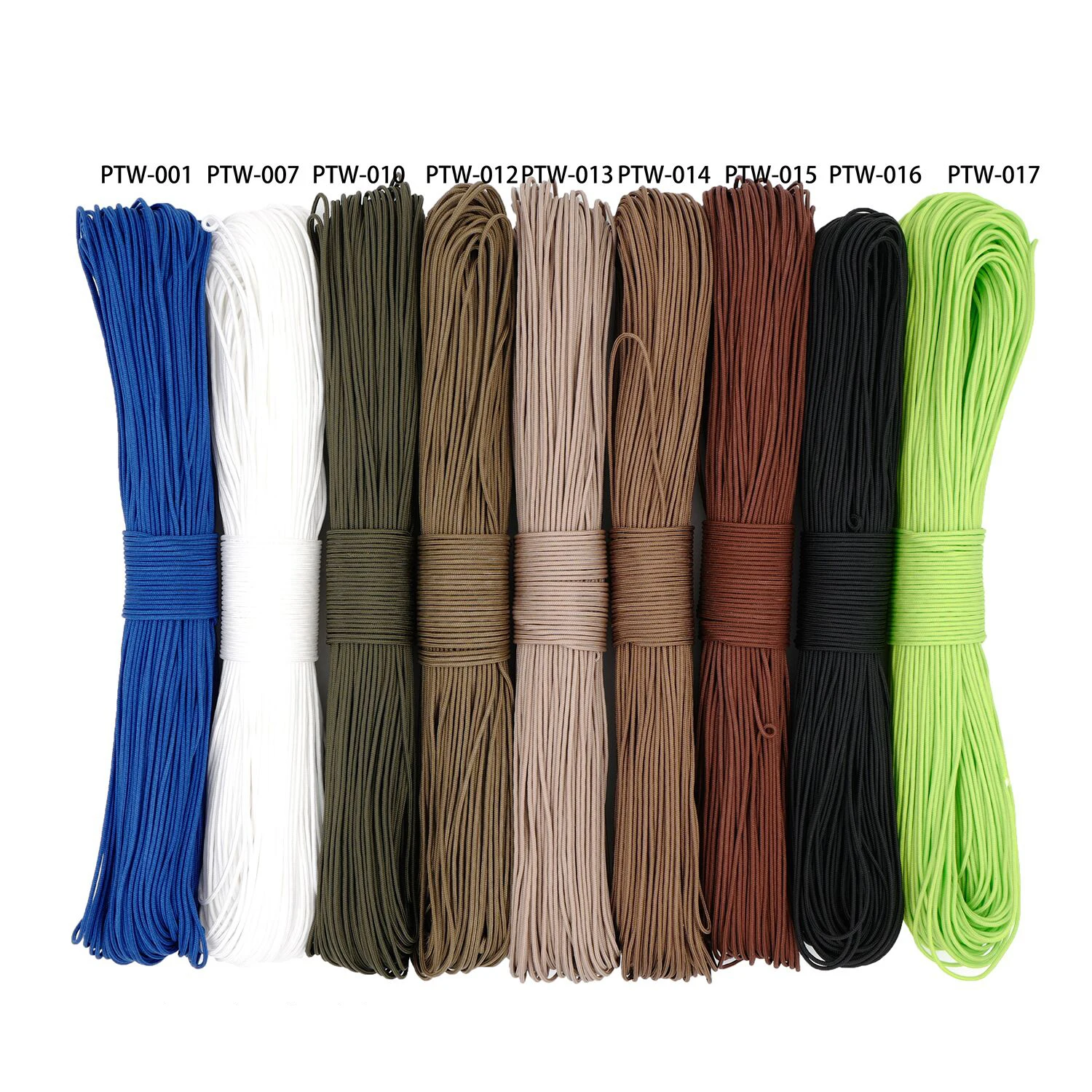 Nieuwe Mil Spec Type I 3 Streng Kern 300 Voeten (100M) Buiten Survival Parachute Koord Lanyard Paracord 2Mm Diameter Microkoord