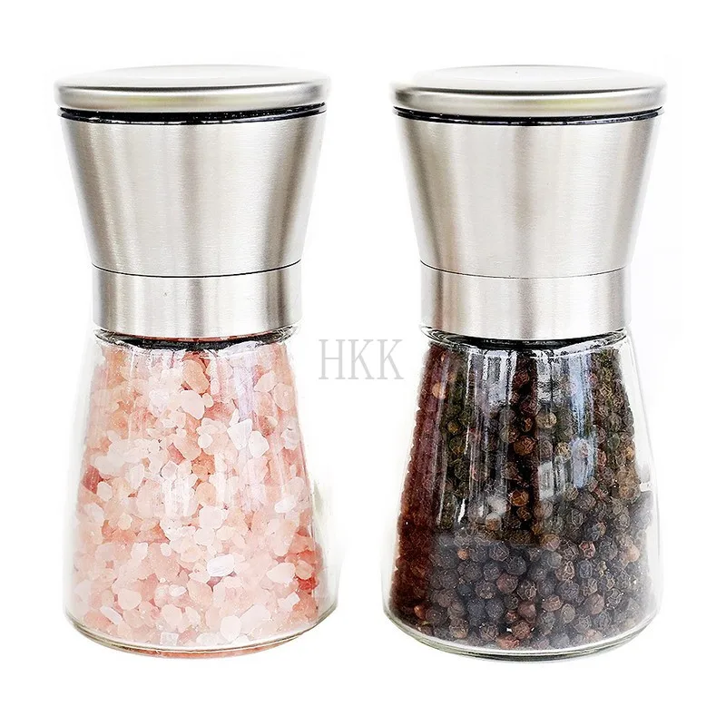 

60 X Pepper manual grinder Mill Grinder DIY Cooking Kitchen Tool Conical grinder Stainless Steel Salt Pepper Mill