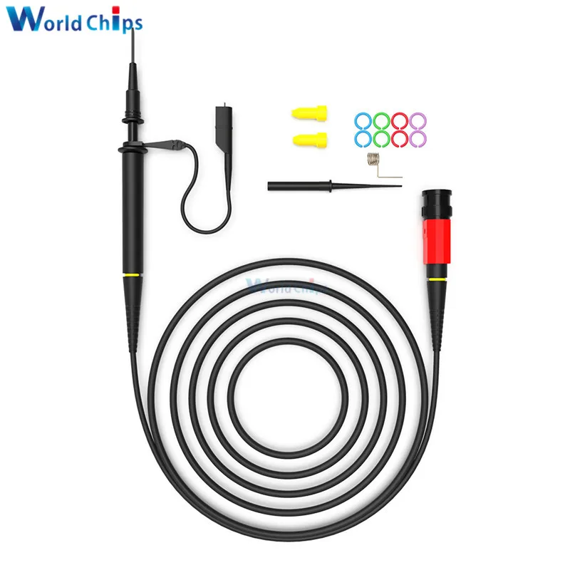 P4100 Oscilloscope Probe 100X High Voltage 2KV Oscilloscope Clip Probe 100MHz Bandwidth BNC Connector P4100 Probe