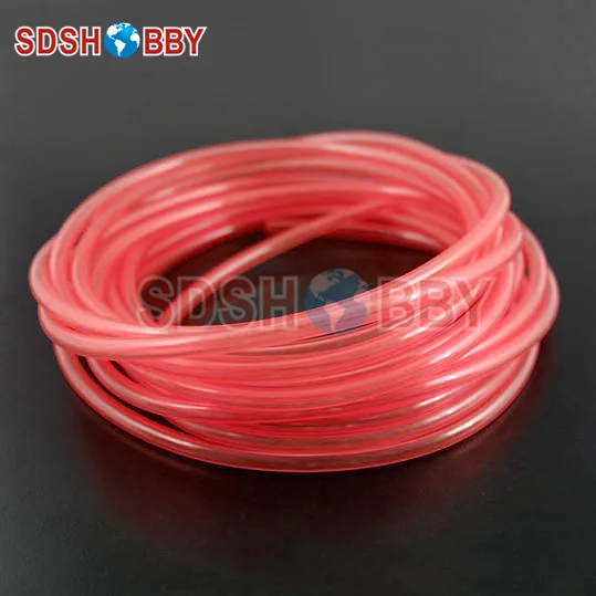 6*3mm 200 Meter Fuel Line/ Fuel Pipe for Gas Engine/ Nitro Engine -Yellow/Transparent/ Blue/Red Color