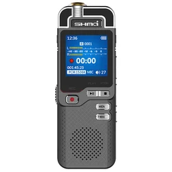 Shmci D60 Professional 1536Kbps Digital Voice-Activated Audio Recorder Mini Dictaphone Denoise Variable Speed Play MP3 Player