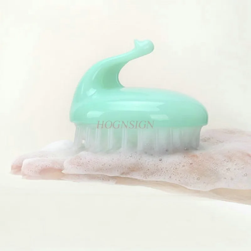 

Silicone Teeth Shampoo Head Scalp Massage Comb Brush Hair Care Cleansing Washing Round Comb Scalp Spa Slimming Massager Brush