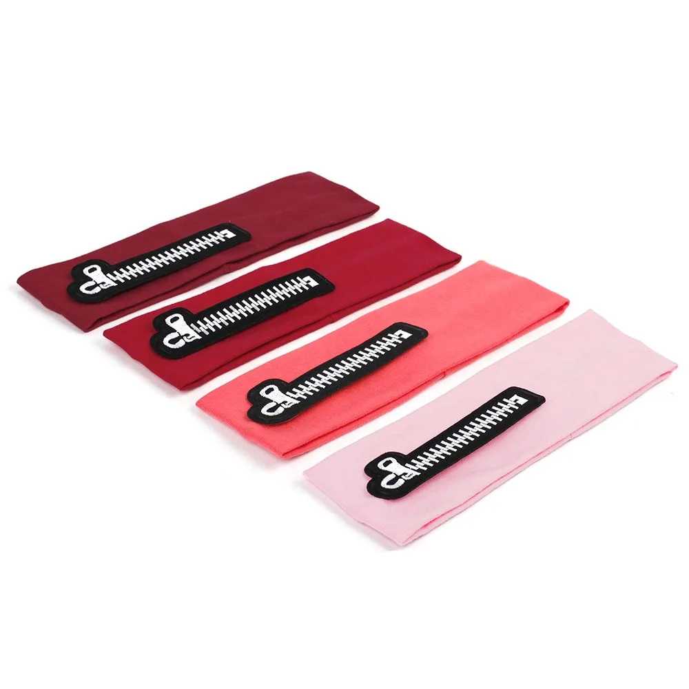 Fashion Baby headwear Soft Cotton Zipper Headband Girls Hair Band Accessories Kid Girls Turban Hairband Photo props Headwear - Image 2