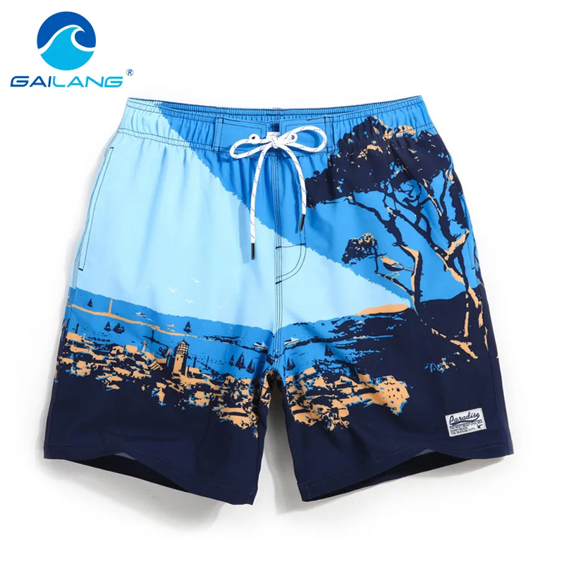 

Gailang Brand Mens Beach Shorts Trunks Swimwear Men's Board Shorts Casual Nylon bermudas masculina marca boardshorts Fast Dry