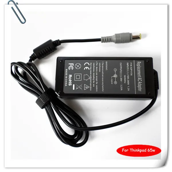 20V 65W Notebook Charger AC Adapter For Lenovo IBM ThinkPad Z60 X60 X61 X60s X61s X60t X61t SL500 X301i L512 carregador notebook