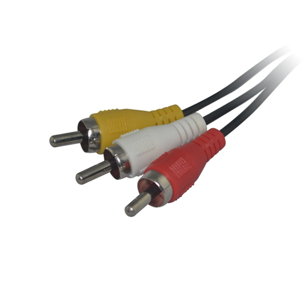 Xunbeifang-Cable AV de Audio y vídeo, accesorio para PS2 y PS3, 3RCA, plomo, 10 piezas