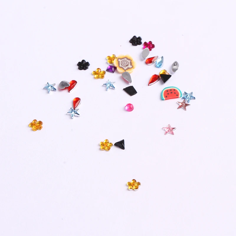 Nail Art Decorations Glitter Nails 3D Accessories Rhinestones Supplies Jewelry Decorazioni Unghie DIY Acrylic Tools Ongle Charms