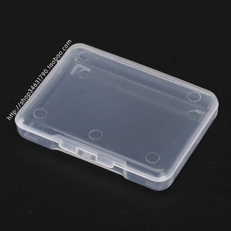 Small Parts box collapsible rectangle Plastic Boxes for jewelry Transparent Plastic box