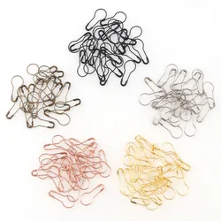 100 Stuks Metalen Pins Kalebas Kalebas Peer Veiligheid Vorm Metalen Clips Breien Stitch Marker Tag Hangtag Pins Fastener Craft Diy