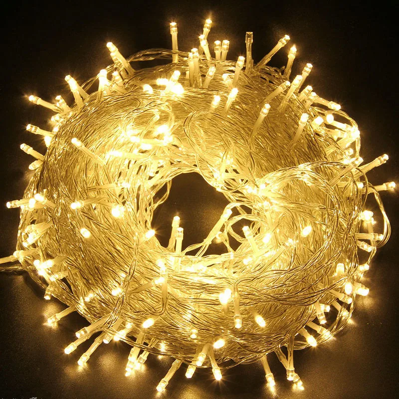 50M 400LED 164FT Wedding Party Christmas Fairy String twinkle Lights XMAS Wedding Garland party festival decor 5 colors optional