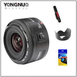 Yongnuo 35mm Lens YN35mm F2 lens Wide-angle Large Aperture Fixed Auto Focus Lens For canon Nikon Camera