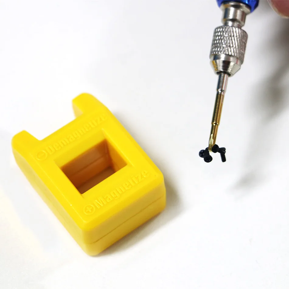 DIYFIX Precision ไขควงไฟฟ้าชุด S2เหล็กสำหรับ iPhone โทรศัพท์มือถือเครื่องมือซ่อม + Magnetizer Demagnetizer