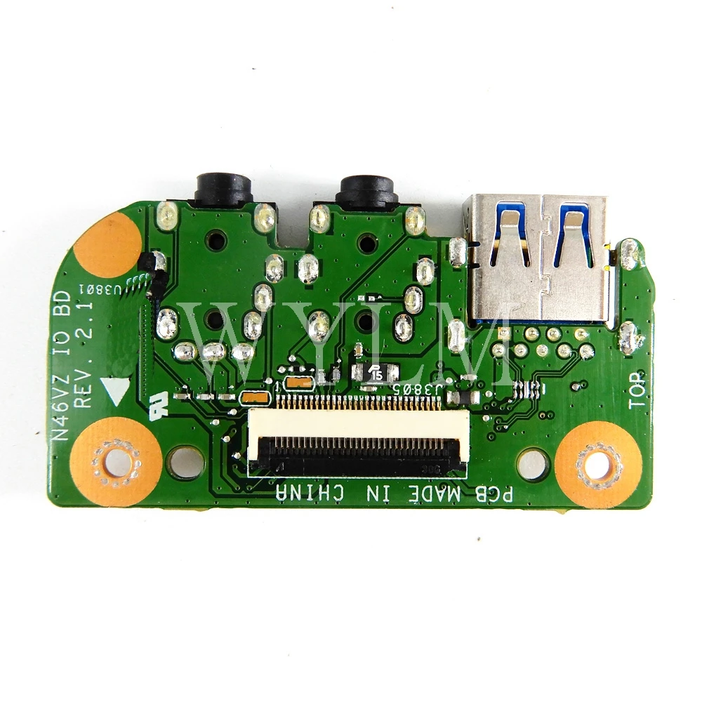 N46VZ IO board REV2.0 For  ASUS N46VZ N46V N46VM N46VJ N46VB USB Audio IO board