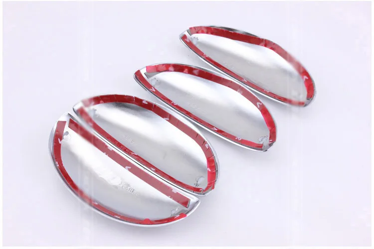 For Peugeot 206 Chrome Door Handles Covers 206sw 206cc 206+ Car Accessories Stickers Car Styling 1998 2002 2004 2005 2008 2009