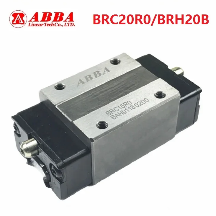 4pcs Original ABBA BRC20RO BRH20B Linear narrow Block Linear Rail Guide Bearing BRC20R0 CNC Router Laser Machine parts