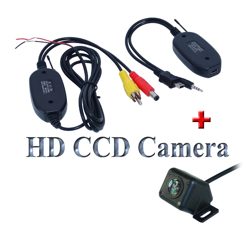 Universal car backup camera glass lens material with ir lights + new arrival plastic shell receiving and transmittin