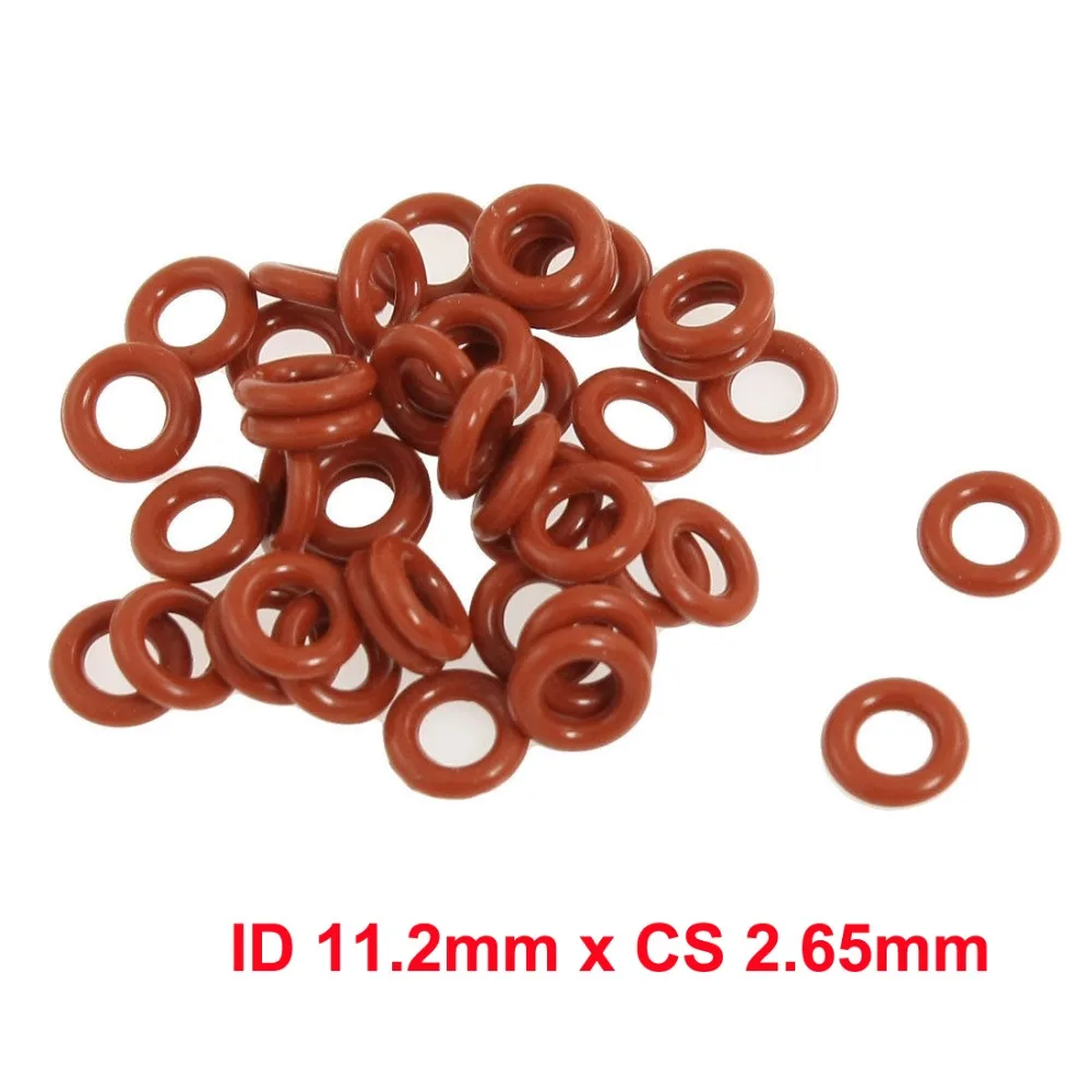 

ID 11.2mm x CS 2.65mm silicone rubber o rings gaskets