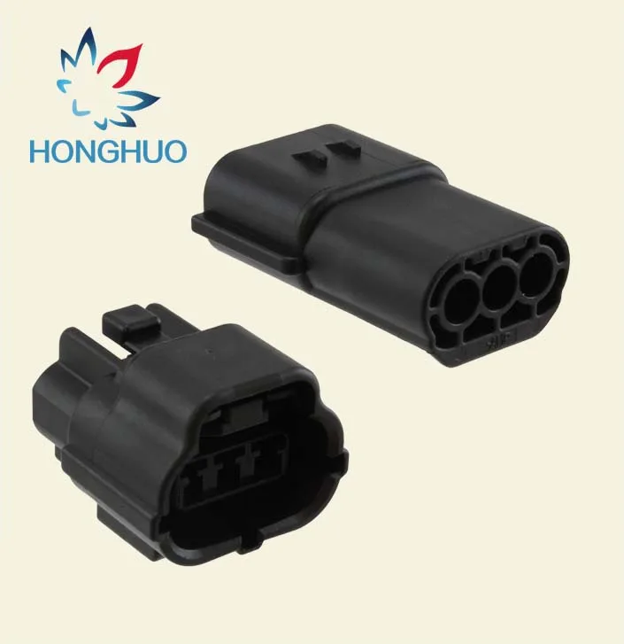 

5 pcs 3 Pin 174359-2 174357-2 Female Male Way Waterproof Wire Connector Plug Car Auto Sealed Car Truck Connectors