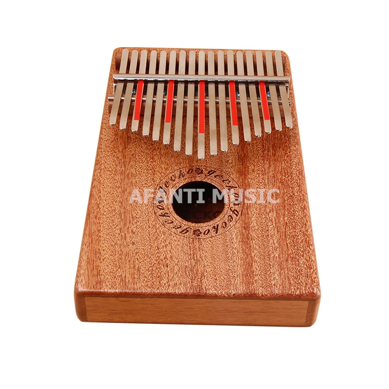 

Afanti Music 17 Keys Kalimba Mbira Thumb Piano Mahogany Traditional African Music Instruments 17 tone (THP-121)