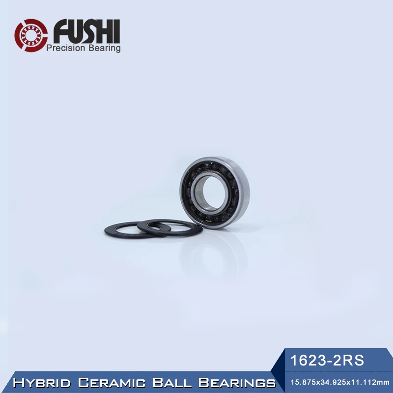 

1623 Hybrid Ceramic Bearing 15.875*34.925*11.112 mm ( 1 PC) Industry Motor Spindle 1623HC Hybrids Si3N4 Ball Bearings 3NC 1623RS