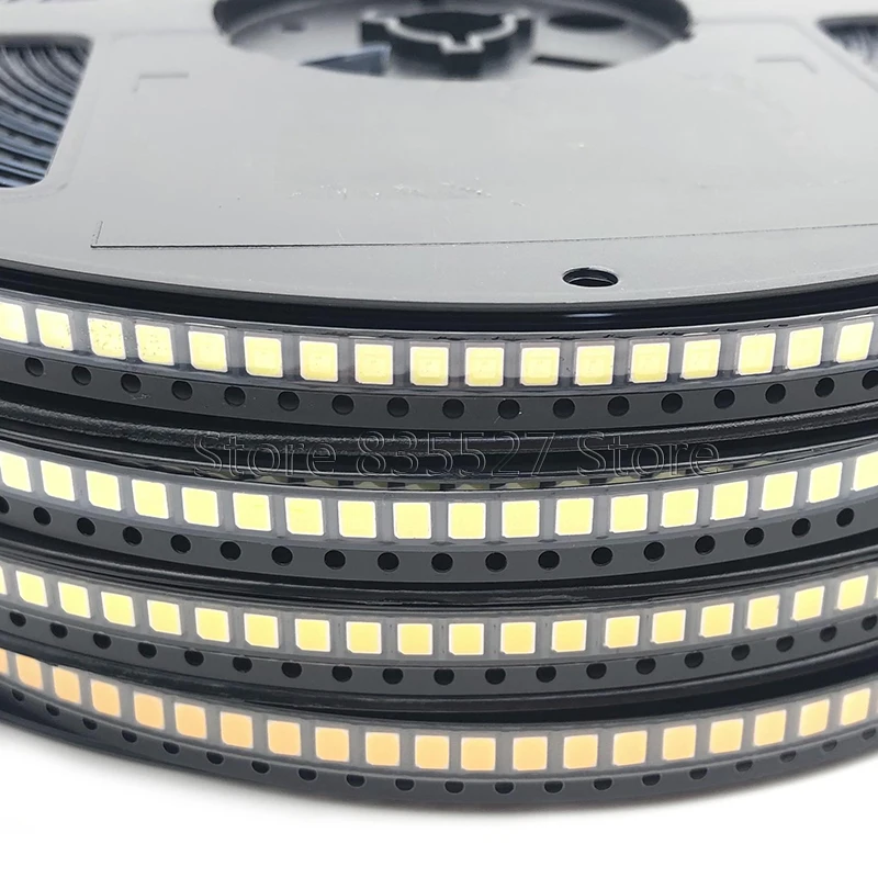 4000PCS/REEL/LOT 2835 SMD led 23-25LM pure white/natural white/warm white/cool white bright lamp beads Light emitting diode