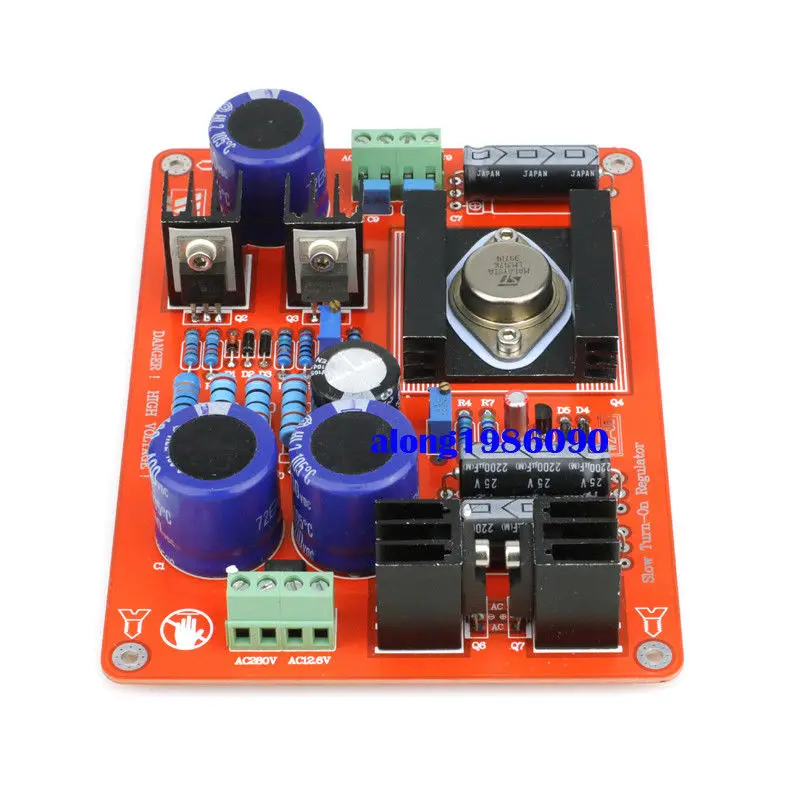 DIYERZONE High Voltage + Filament Regulated Power Supply Board For Tube Preamp DIY L12-41