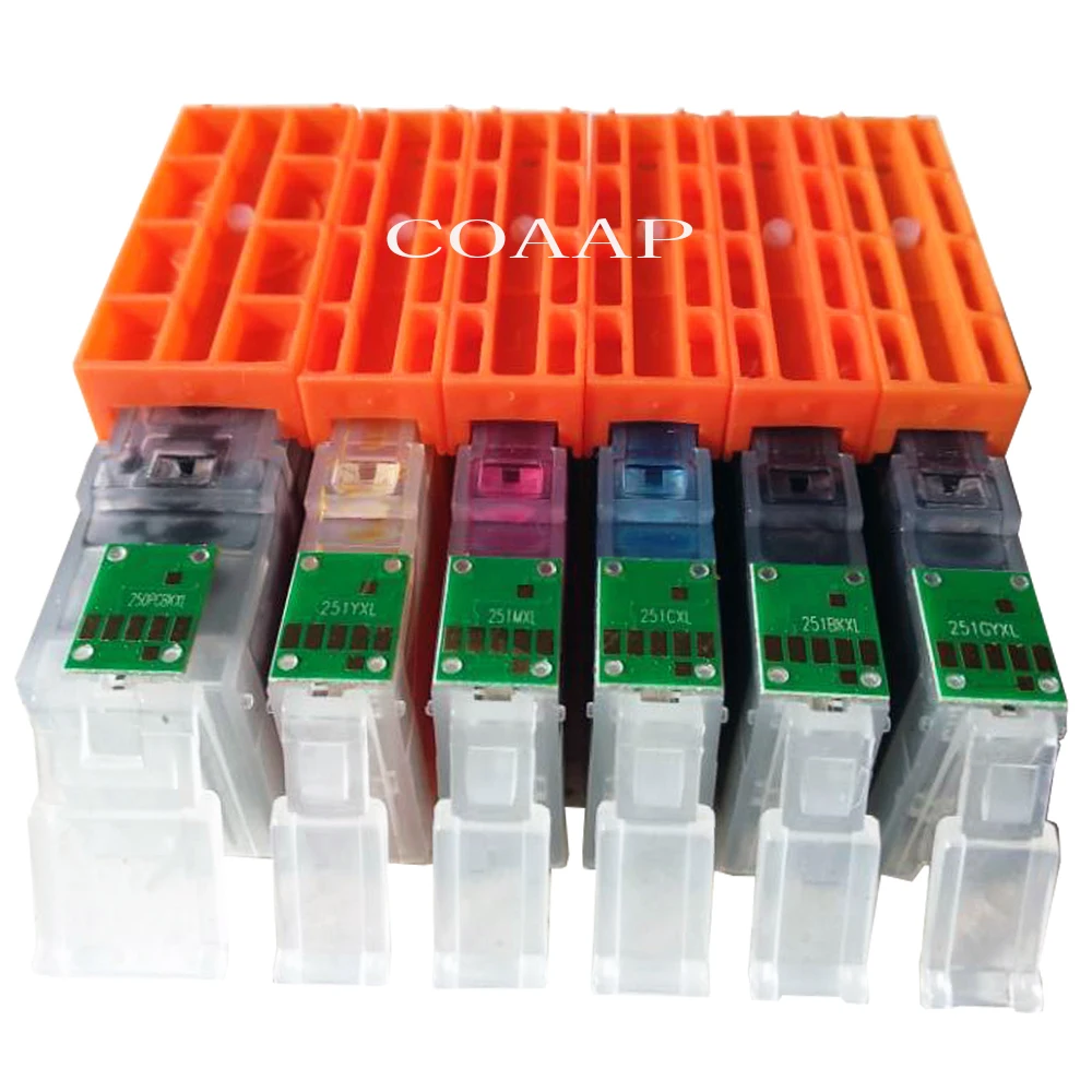 18 Pack Compatible Ink Cartridge For CANON PIXMA MG6320 MG7120 iP8720 MG7520 Printer with Chip Full Ink pgi250 cli251 GY