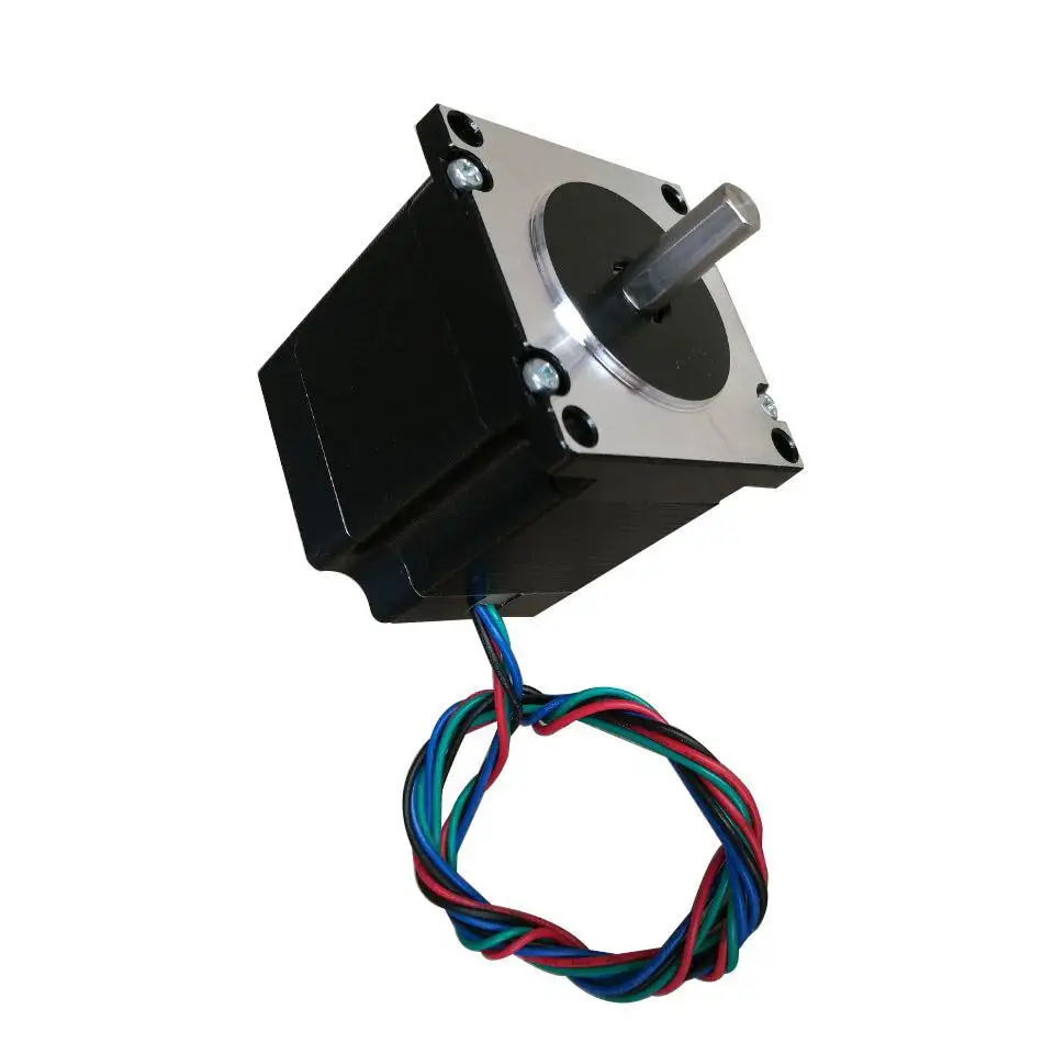 نوعية جيدة Nema23 57 خطوة المحرك 57BYG250B 1.2N.m 3A 2-Phase 4 أسلاك محرك متدرج مع عمود 8 مللي متر
