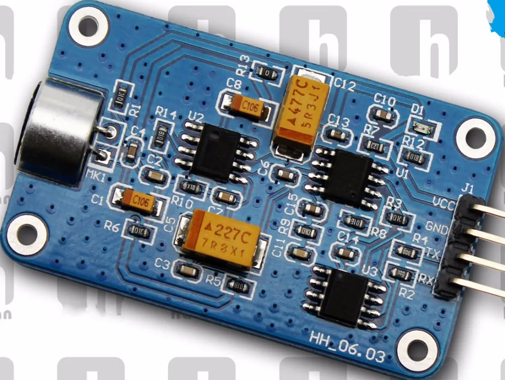 Moduł wykrywania Db czujnik dźwięku moduł szumów miernik poziomu dźwięku miernik hałasu szeregowe wyjście TTL 40-130dB 50-20kHz czujnik głosu