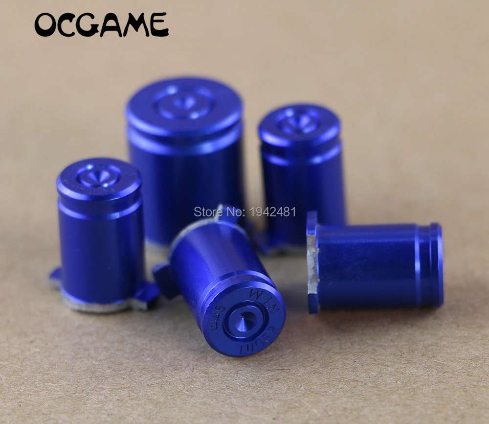 

30sets Metal Chrome Bullet ABXY Buttons 9mm Brass Mod Kit For Xbox360 XBOX 360 Controller